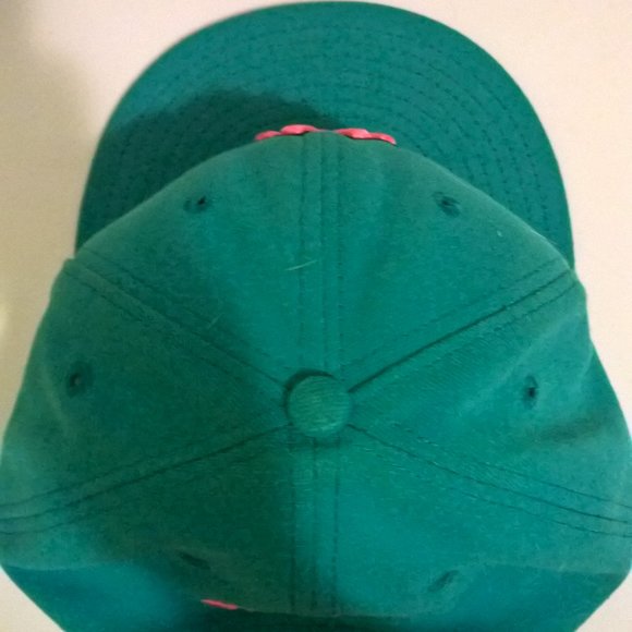 Auqa/pink yankees special edition flat top hat - Picture 3 of 4